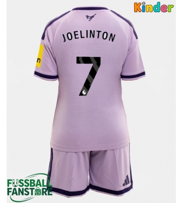 Newcastle United Joelinton #7 Replik 3rd trikot Kinder 2026-27 Kurzarm (+ Kurze Hosen)